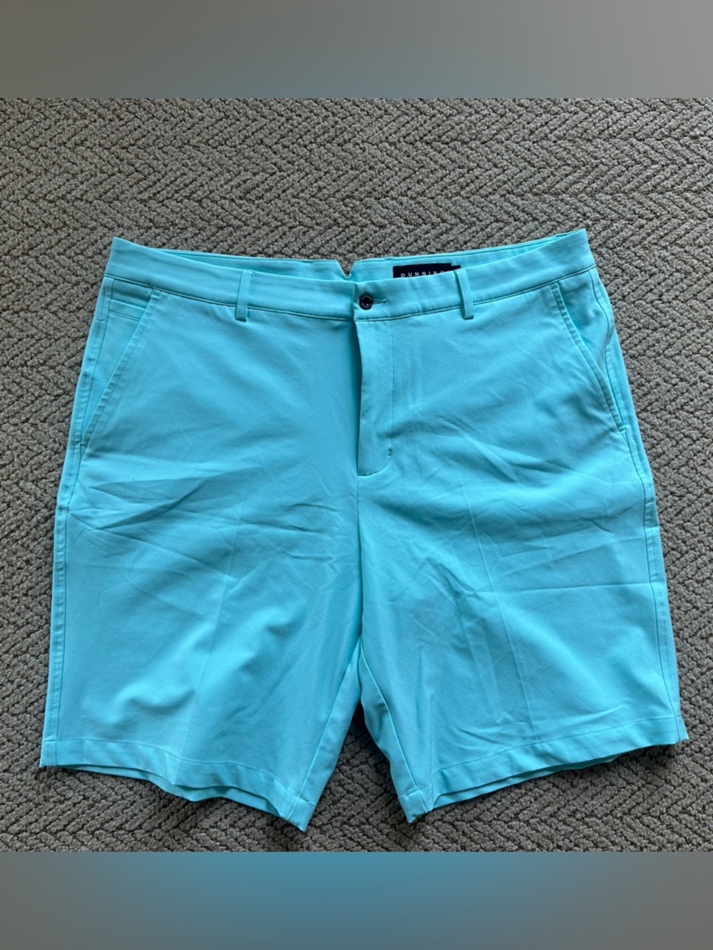 Dunning Men’s Golf Shorts Blue Size 38